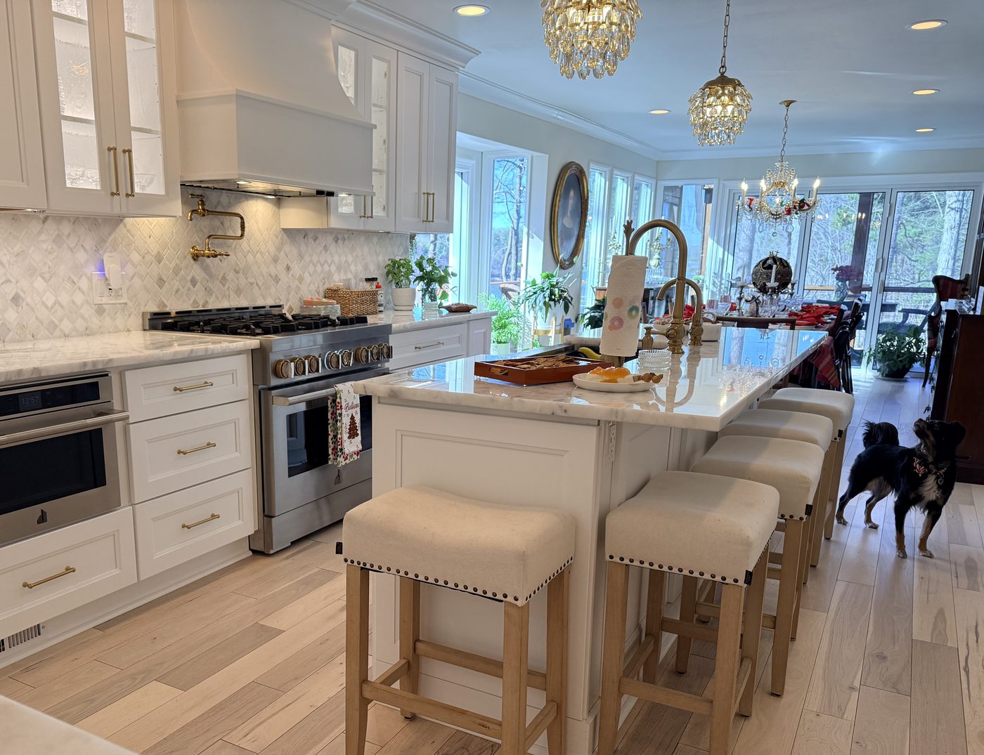 After: Open kitchen remodel